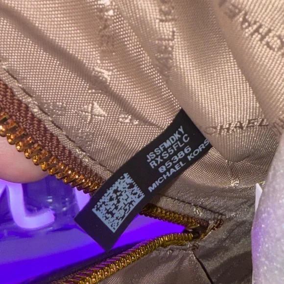 🏷️ NWT Michael Kors Jaycee MD Zip Pocket Backpack-Brown Signature MK Logo Luxe - Picture 6 of 15